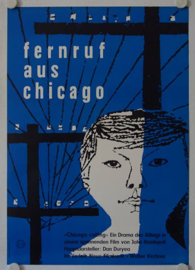 Chicago calling original release german movie poster